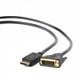 Кабель Cablexpert (CC-DPM-DVIM-3M) DisplayPort-DVI, М/М, 3м