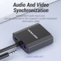 Адаптер Vention VGA-HDMI, 0.2 m, со звуком и питанием (ACEB0)