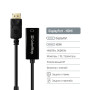 Адаптер Colorway DisplayPort - HDMI (M/F) 4K/30 Гц Black (CW-AD-DPHD)