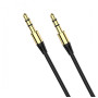 Аудіо-кабель SkyDolphin SR07 3.5 мм - 3.5 мм (M/M), 1 м, Black (SDAUX-000052)