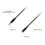 Кабель Piko (1283126473937) AUX 3.5mm M-3.5mm F, 1.5м Black