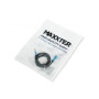 Кабель Maxxter (A-3434-1m) 3.5 мм M/F 3.5мм, 1м, черный/синий