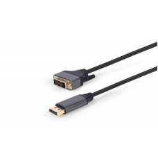 Кабель Cablexpert (CC-DPM-DVIM-4K-6) DisplayPort-DVI, М/М, 1.8м, черный