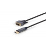 Кабель Cablexpert (CC-DPM-DVIM-4K-6) DisplayPort-DVI, М/М, 1.8м, черный