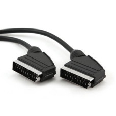 Кабель Cablexpert (CCV-518) SCART-SCART, 1.8 м, Black