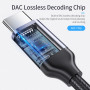 Адаптер Essager USB Type-C - 3.5 мм (M/F), 0.1 м, Black (EZJE01-0G)