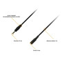 Кабель Piko (1283126473920) AUX 3.5mm M-3.5mm F, 3м Black