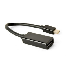 Адаптер Cablexpert (A-mDPM-DPF4K-01) MiniDisplayPort-DisplayPort, 0.15м, черный