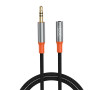 Аудио-кабель XO AUX 3.5 мм - AUX 3.5 мм 1 м Black (NB-R269A.black)