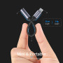 Адаптер Essager USB Type-C - 3.5 мм (M/F), 0.1 м, Black (EZJE01-0G)