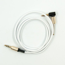Аудио-кабель Dengos mini-Jack 3.5 mm(M)-mini-Jack 3.5 mm(M) 1м, White (AUDIO-PLS-UG-WHITE)