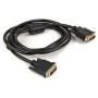 Кабель PowerPlant (CA910854) DVI-D 24M-24M, 1.5м, Double ferrites, Black