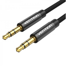 Кабель Vention Audio 3.5 mm M - 3.5 mm M, 1.5 m, Black (BAGBG)