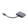 Адаптер-переходник Maxxter (V-AM-HDMI-VGA), USB-HDMIхVGA, серый
