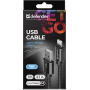 кабель DEFENDER (87808)ACH01-03T PRO USB2.0, AM-Lightning Чорний,1m