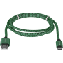 кабель DEFENDER (87816)USB09-03T PRO USB(AM)-C Type, 1m зелений