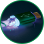 Кабель DEFENDER USB08-03LT USB(AM)-MicroBM Зел.LED підсв. 1м