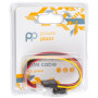 Перехідник живлення PowerPlant Molex - 2 SATA 0.15 м (CA913060)