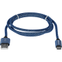 кабель DEFENDER (87817)USB09-03T PRO USB(AM)-C Type, 1m синій