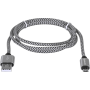 кабель DEFENDER (87803)USB08-03T PRO USB2.0,AM-MicroBM Білий, 1m