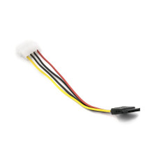 Кабель живлення PowerPlant (CA910953) Molex - SATA, 0.15 м