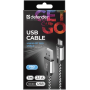 кабель DEFENDER (87803)USB08-03T PRO USB2.0,AM-MicroBM Білий, 1m