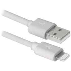 Кабель DEFENDER ACH01-03BH USB(AM)-Lightning білий 1м, блістер