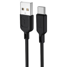 кабель T-PHOX Fast T-C829 Type-C - 3A - 1.2m (Чорний)