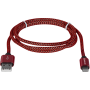 кабель DEFENDER (87807)ACH01-03T PRO USB2.0, AM-Lightning Червоний, 1m