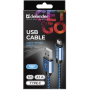 кабель DEFENDER (87811)ACH01-03T USB(AM)-Lighting 1m, 2.1A синий