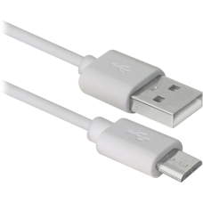 Кабель DEFENDER USB08-10BH USB(AM)-MicroBM білий 3м, blister