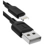 кабель T-PHOX Fast T-L829 Lightning - 3A - 1.2m (Чорний)
