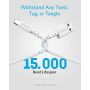 кабель ANKER Powerline Select+ USB-C to USB-A 2.0 - 0.9м (Білий)
