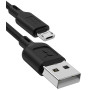 кабель T-PHOX Fast T-M829 Micro USB - 3A - 1.2m (Чорний)