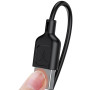 кабель T-PHOX Fast T-M829 Micro USB - 3A - 1.2m (Чорний)