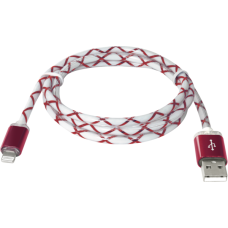 Кабель DEFENDER ACH03-03LT USB(AM)-Lightning Черв. LED підсв. 1м