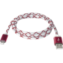 Кабель DEFENDER ACH03-03LT USB(AM)-Lightning Черв. LED підсв. 1м