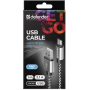 кабель DEFENDER (87815)USB08-03T PRO USB2.0, AM-MicroBM Білий, 1m