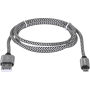 кабель DEFENDER (87815)USB08-03T PRO USB2.0, AM-MicroBM Білий, 1m