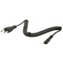 Кабель питания Cablexpert (PC-C1-VDE-1.8M) CEE7/16-C7, 1.8 м, черный (для электробритв)