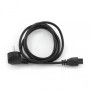 Кабель силовой Cablexpert (PC-186-ML12-2.5M) CEE7/7-C5, 2.5 м, VDE, с заземлением, черный