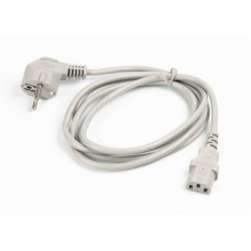 Кабель силовой Cablexpert PC-186-VDE-GR (С13), VDE, серый, 1.8 м