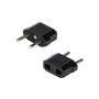 Переходник Atcom UK/US - EU Black (14345)