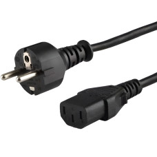 Кабель живлення Dell CEE 7/7-IEC C13, 3*0.75 мм, 1.8м Black (078390)
