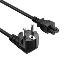 Кабель живлення ColorWay CEE7/7-C5, 1.8 м, Black (CW-CBP083-BK)