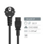 Кабель живлення ColorWay CEE7/7-C5, 1.8 м, Black (CW-CBP083-BK)