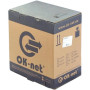 Кабель сетевой OK-Net FTP cat.6 305м (F/UTP-cat.6) (КПВЭ-ВП (250) 4х2х0,54)