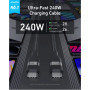 Кабель Anker Upcycled-Braided USB-C - USB-C (M/M), 240W, 0.9 м, Black (A82E2H11)