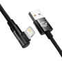 Кабель Baseus MVP 2 USB - Lightning, 2.4A, 1м Black (CAVP000001)