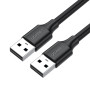 Кабель Ugreen US102 USB - USB (AM/AM), 0.5 м, Black (10308)